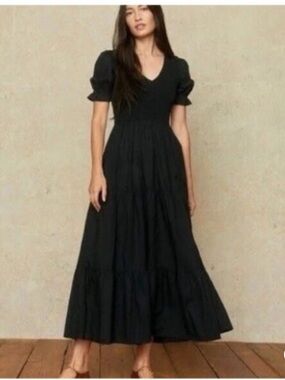 Christy Dawn Brooklyn Maxi Dress in Night Waffle - Small